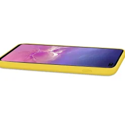 Samsung Galaxy S10 Plus - Silikon Case mit Mikrofaser-Innenseite