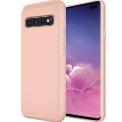 Samsung Galaxy S10 Plus - Silikon Case mit Mikrofaser-Innenseite