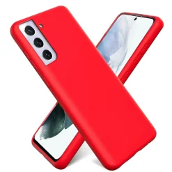 Samsung Galaxy S21 Plus - Silikon Case mit Mikrofaser-Innenseite
