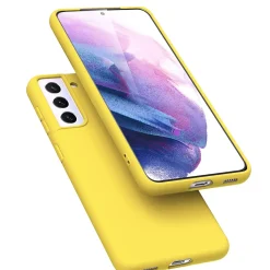 Samsung Galaxy S21 Plus - Silikon Case mit Mikrofaser-Innenseite