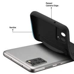 Samsung Galaxy S20 Plus - Silikonhülle mit Kartenfach & Kameraschutz
