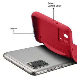 Samsung Galaxy S20 Plus - Silikonhülle mit Kartenfach & Kameraschutz