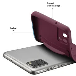 Samsung Galaxy S20 Plus - Silikonhülle mit Kartenfach & Kameraschutz