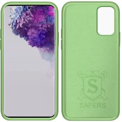 Samsung Galaxy S20 Plus - Silikon Case mit Mikrofaser-Innenseite