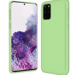 Samsung Galaxy S20 Plus - Silikon Case mit Mikrofaser-Innenseite