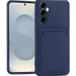 Samsung Galaxy S25 Plus - Silikonhülle mit Kartenfach & Kameraschutz