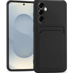 Samsung Galaxy S25 Plus - Silikonhülle mit Kartenfach & Kameraschutz