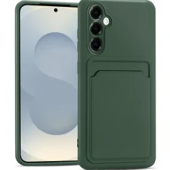 Samsung Galaxy S25 Plus - Silikonhülle mit Kartenfach & Kameraschutz