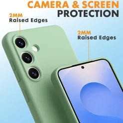 Samsung Galaxy S25 Plus - Silikon Case mit Mikrofaser-Innenseite