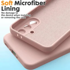 Samsung Galaxy S25 Plus - Silikon Case mit Mikrofaser-Innenseite