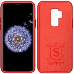 Samsung Galaxy S9 Plus - Silikon Case mit Mikrofaser-Innenseite