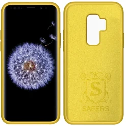 Samsung Galaxy S9 Plus - Silikon Case mit Mikrofaser-Innenseite