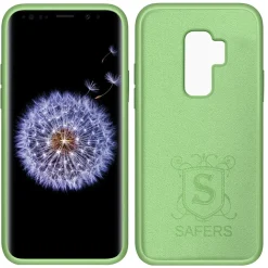 Samsung Galaxy S9 Plus - Silikon Case mit Mikrofaser-Innenseite