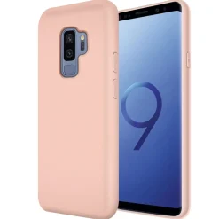 Samsung Galaxy S9 Plus - Silikon Case mit Mikrofaser-Innenseite