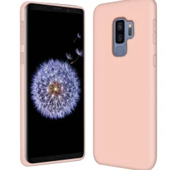 Samsung Galaxy S9 Plus - Silikon Case mit Mikrofaser-Innenseite