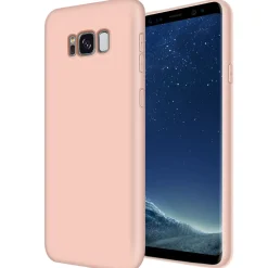 Samsung Galaxy S8 Plus - Silikon Case mit Mikrofaser-Innenseite