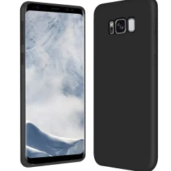 Samsung Galaxy S8 Plus - Slim Silikon Backcover Schwarz
