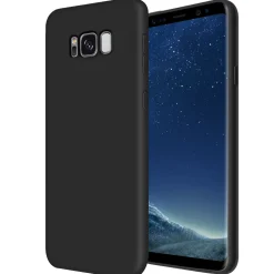 Samsung Galaxy S8 Plus - Slim Silikon Backcover Schwarz