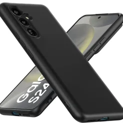 Samsung Galaxy S24 Plus - Slim Silikon Backcover Schwarz