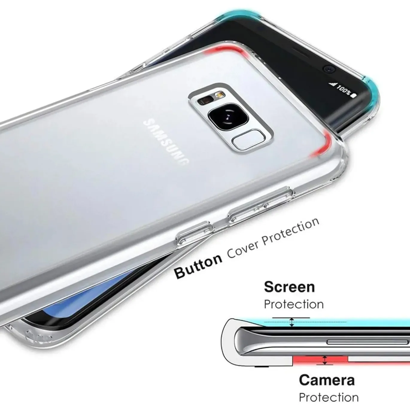 Samsung Galaxy S8 Plus - Slim Clear Case Hülle