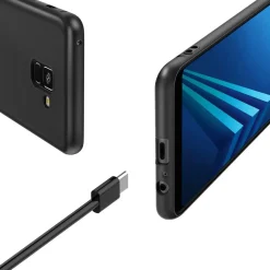 Samsung Galaxy S9 Plus - Slim Silikon Backcover Schwarz
