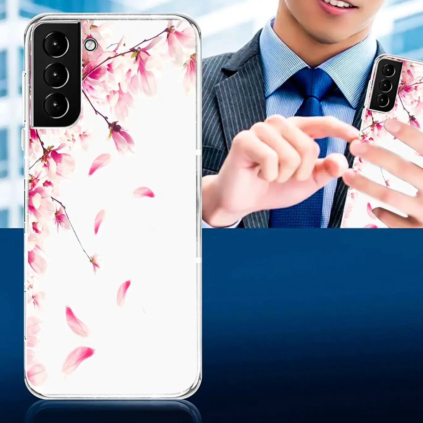 Samsung Galaxy S22 Plus - TPU Case mit Motivdruck