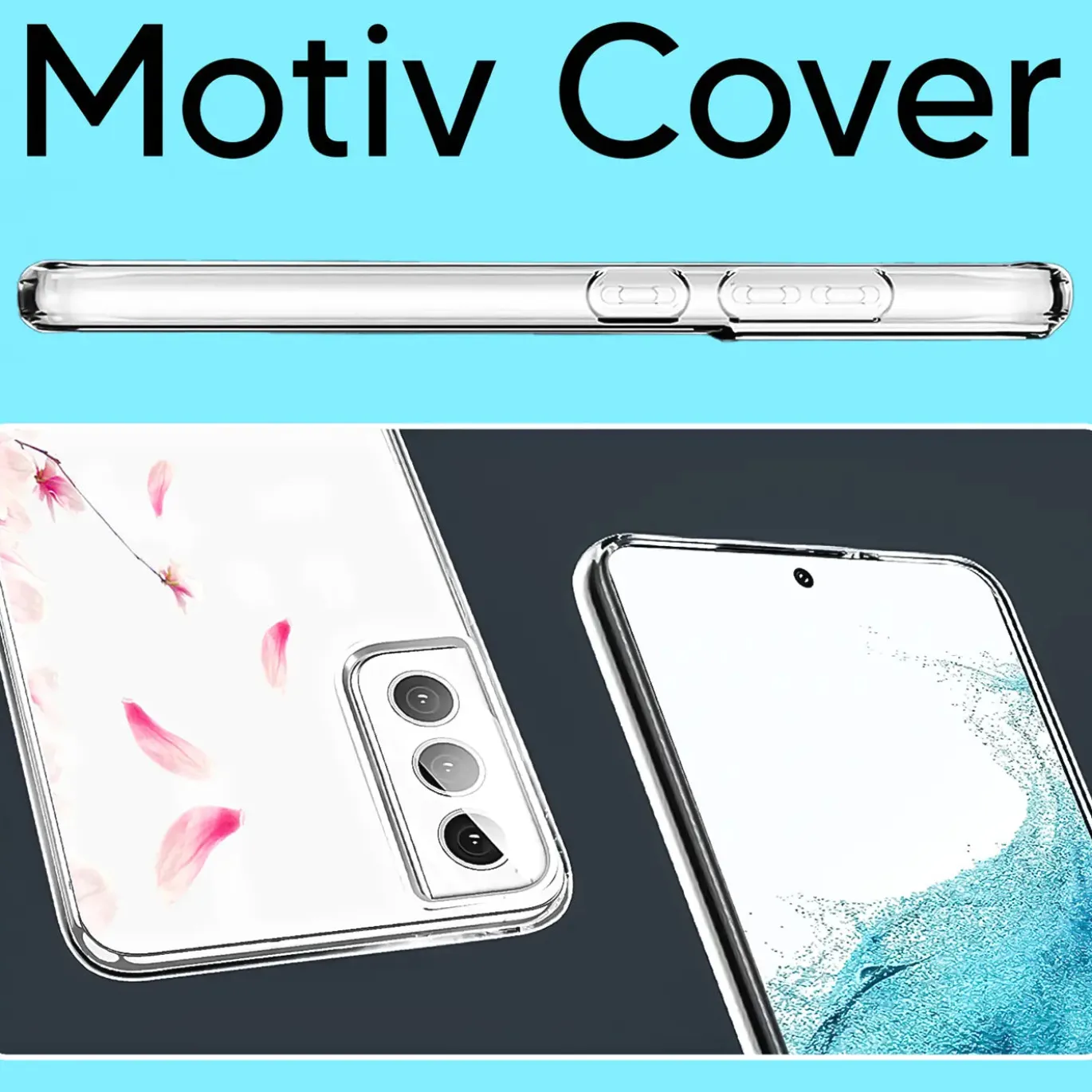Samsung Galaxy S22 Plus - TPU Case mit Motivdruck