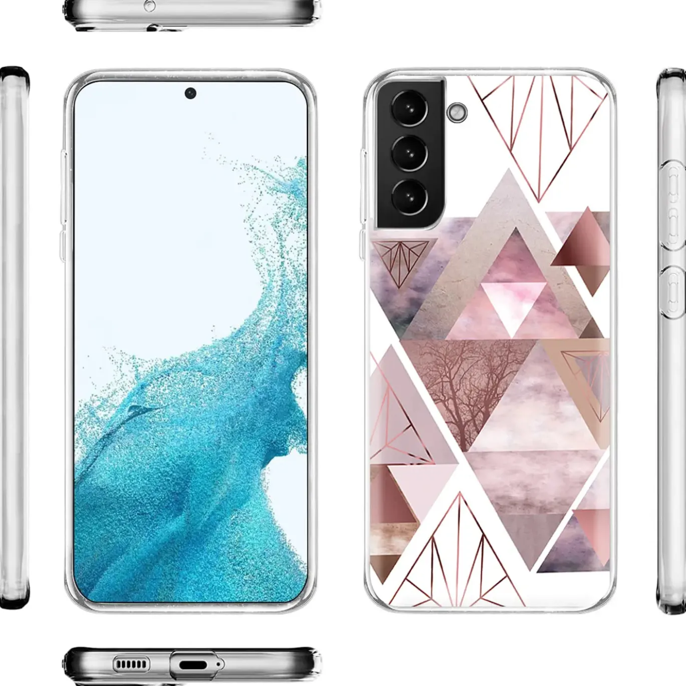 Samsung Galaxy S22 Plus - TPU Case mit Motivdruck