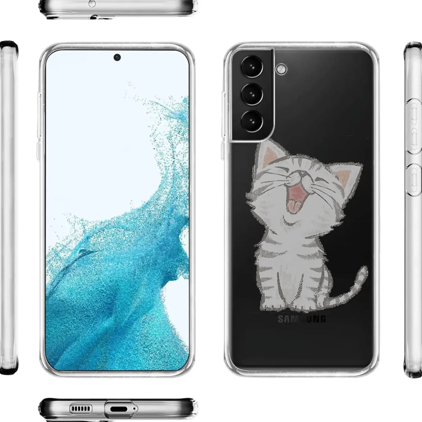 Samsung Galaxy S22 Plus - TPU Case mit Motivdruck