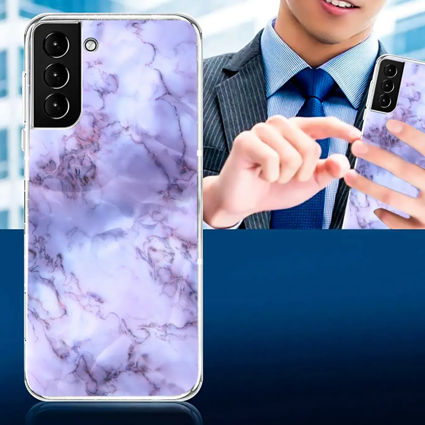 Samsung Galaxy S22 Plus - TPU Case mit Motivdruck