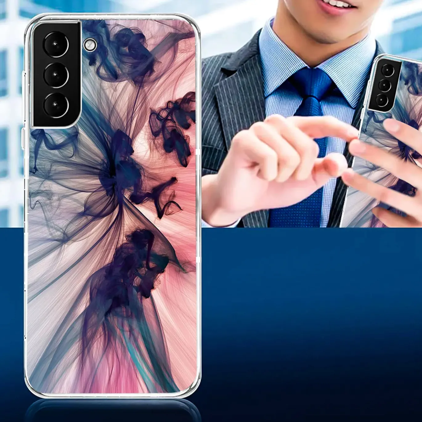 Samsung Galaxy S22 Plus - TPU Case mit Motivdruck
