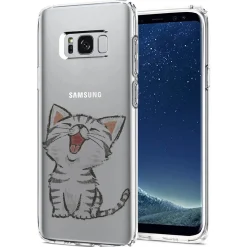 Samsung Galaxy S8 Plus - TPU Case mit Motivdruck