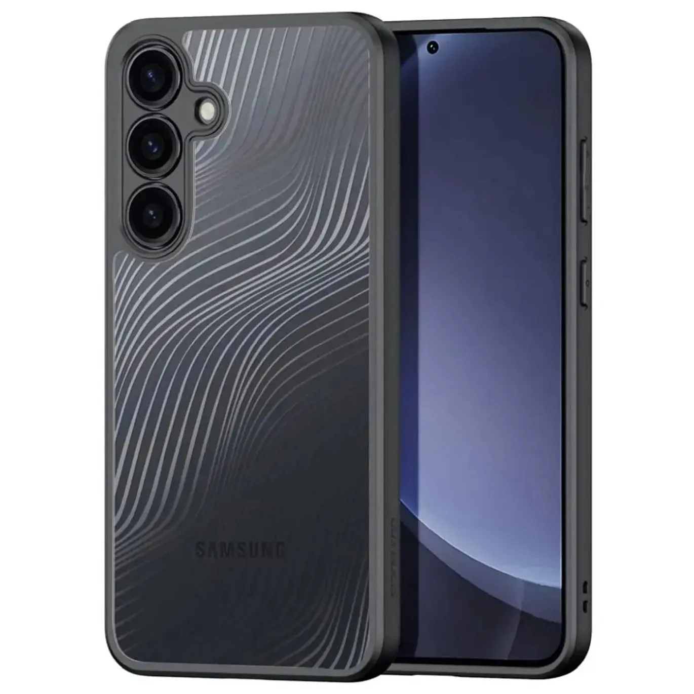 Samsung Galaxy S25 Plus - TPU Rückschale mit Wellenmuster