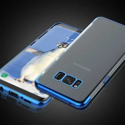 Samsung Galaxy S9 Plus - Transparente Hülle mit Akzenten