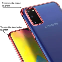 Samsung Galaxy S20 Plus - Transparente Hülle mit Akzenten