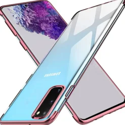 Samsung Galaxy S20 Plus - Transparente Hülle mit Akzenten