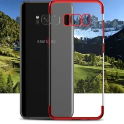 Samsung Galaxy S8 Plus - Transparente Hülle mit Akzenten