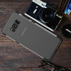 Samsung Galaxy S8 Plus - Transparente Hülle mit Akzenten