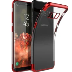Samsung Galaxy S8 Plus - Transparente Hülle mit Akzenten