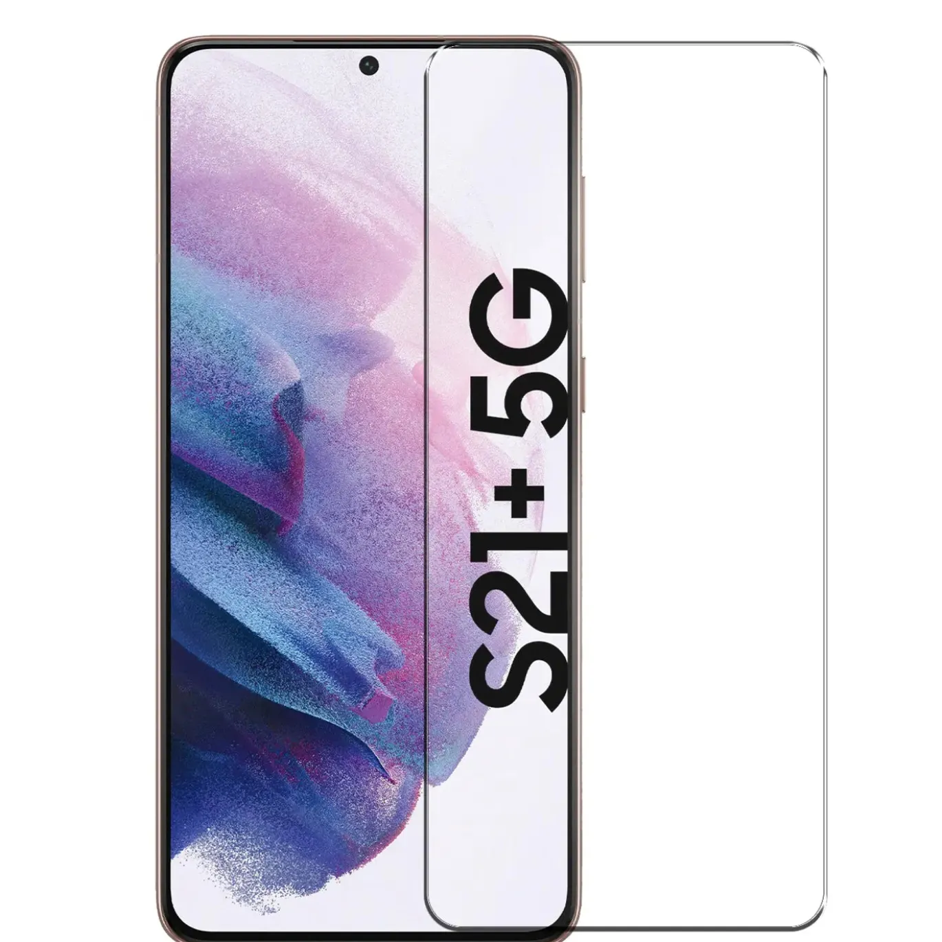 Samsung Galaxy S21 Plus - 2x 9H Panzer Glasfolie, Displayfolie