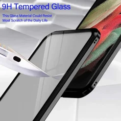 Samsung Galaxy S21 Ultra - 360° Glas Hülle mit Rundumschutz