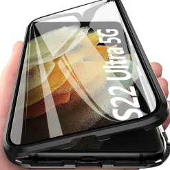 Samsung Galaxy S22 Ultra - 360° Glas Hülle mit Rundumschutz