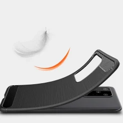Samsung Galaxy S20 Ultra - Carbon Case Hülle, stoßfest