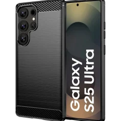 Samsung Galaxy S25 Ultra - Carbon Case Hülle, stoßfest