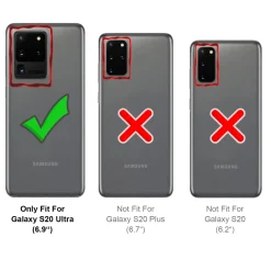Samsung Galaxy S20 Ultra - Fullscreen TPU Panzerglas, 2 Stück