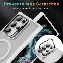 Samsung Galaxy S24 Ultra - Farbige MagSafe Hülle mit Ring