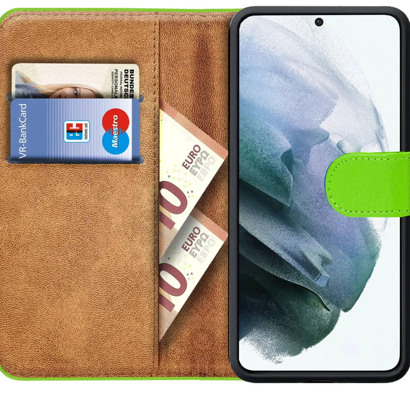 Samsung Galaxy S22 Ultra - Klapphülle mit Kartenfächern