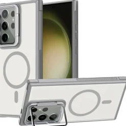 Samsung Galaxy S23 Ultra - MagSafe Hülle mit Glas & Schutzfunktion
