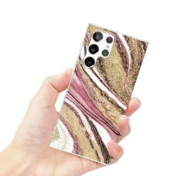 Samsung Galaxy S22 Ultra - Marmor & Sand Design Hülle