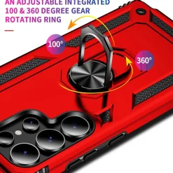 Samsung Galaxy S25 Ultra - Outdoor Hardcase mit Ringhalter